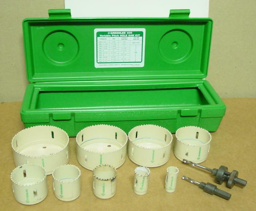 Greenlee 835 Variable Pitch Hole Saw Kit for 1/2