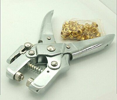 Leather Paper Hole Punch Pliers Crimping Tool Eyelet Pliers 5mm jack + Eyele