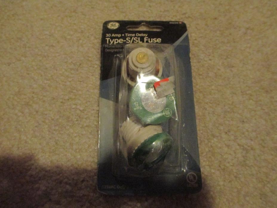 GE 30 Amp Time Delay Type-S/SL Fuse set of 3