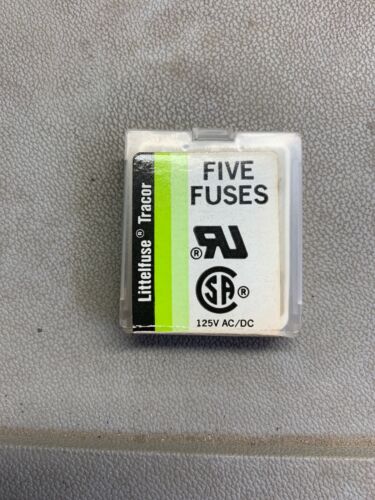 Littelfuse Micro 1/4A Fuse 1/4 Amp 125 Volt-Lot Of 5 (1 Box) New