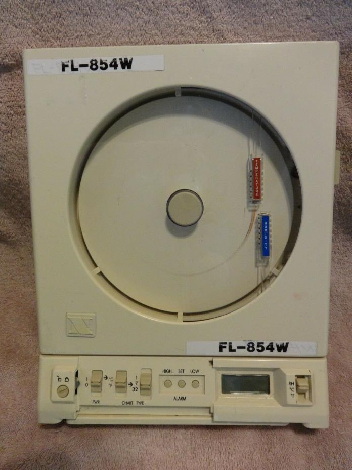 Newport Electronics CT485B-110V-W/N spiral Chart Recorder With Probe