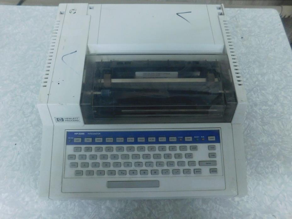 Hewlett Packard Integrator Chromatography Printer 3395B