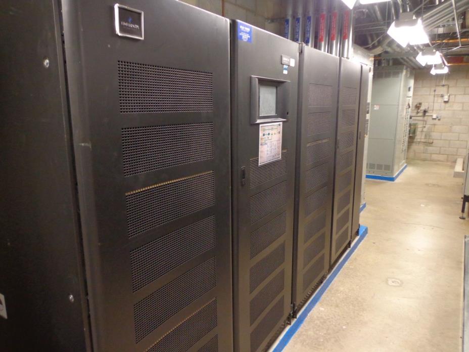 Liebert Emerson 750 KVA NXL UPS 2013 w/ 5 battery cabinets & MBS - 2 Available