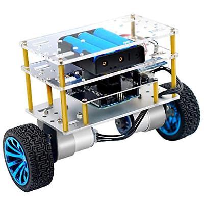 Desktop Barebones Yahboom Smart Robot Balance Car Arduino UNO Robotics Education
