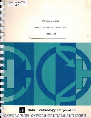 DATA TECHNOLOGY Manual 120 PRECISION DIGITAL OSCILLATOR