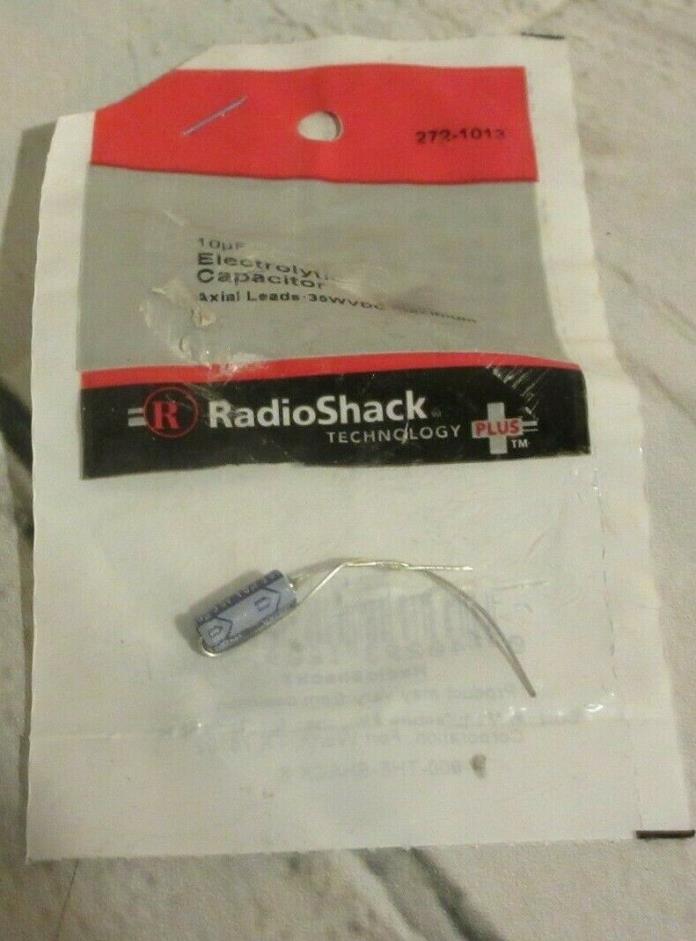 RadioShack  Electrolytic Capacitor Axial-Lead 10uF  35V  273-1013