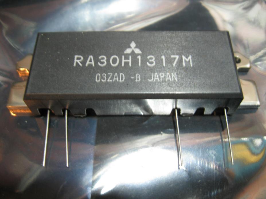 RA30H1317M MITSUBISHI 30 watt RF MOSFET Amplifier, 135MHz-175MHz  12.5V MOBILE