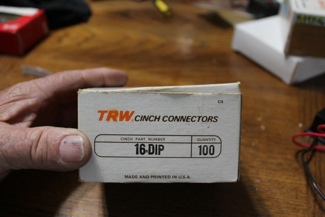 TRW cinch connectors, 10 PCS - TRW #16 DIP new old stock