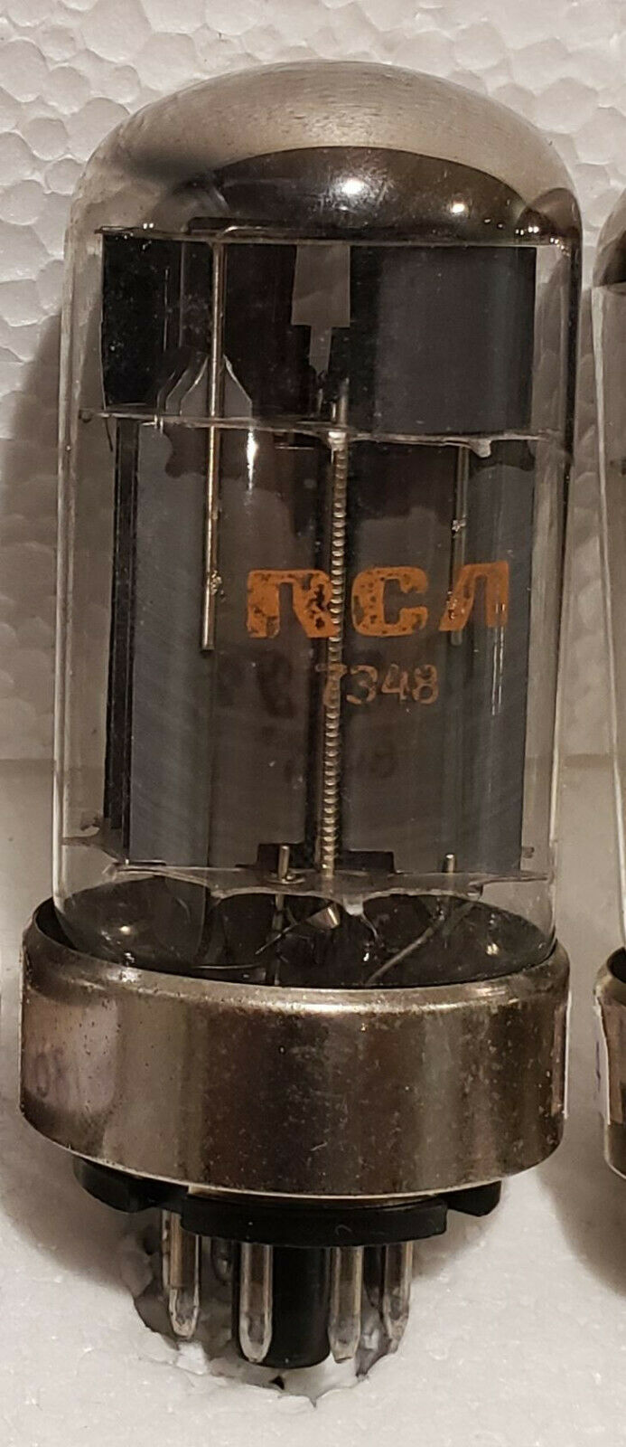 6080 (6AS7G) used RCA Vacuum Tubes Emission Tested