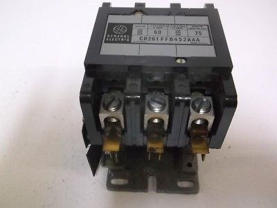 GENERAL ELECTRIC CR261FFB452AAA CONTACTOR * USED *