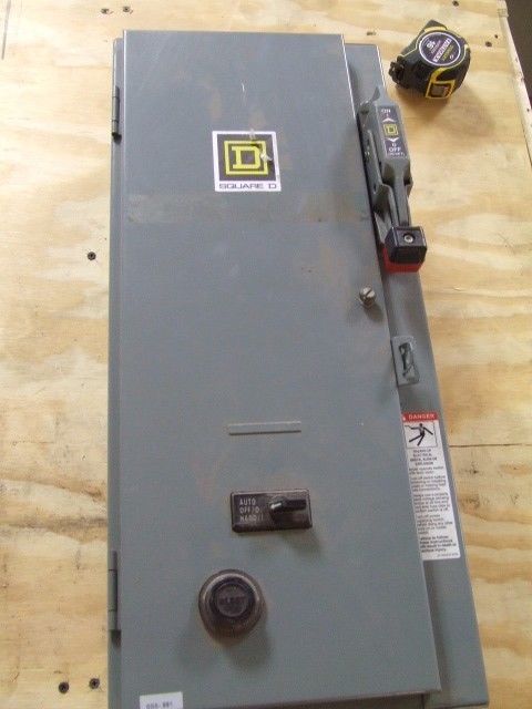 Square D 24V Coil, Size 1, Fusible Disconnect