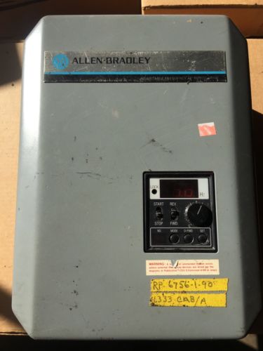 Allen Bradley Bulletin 1333 Adjustable Frequency Ac Drive