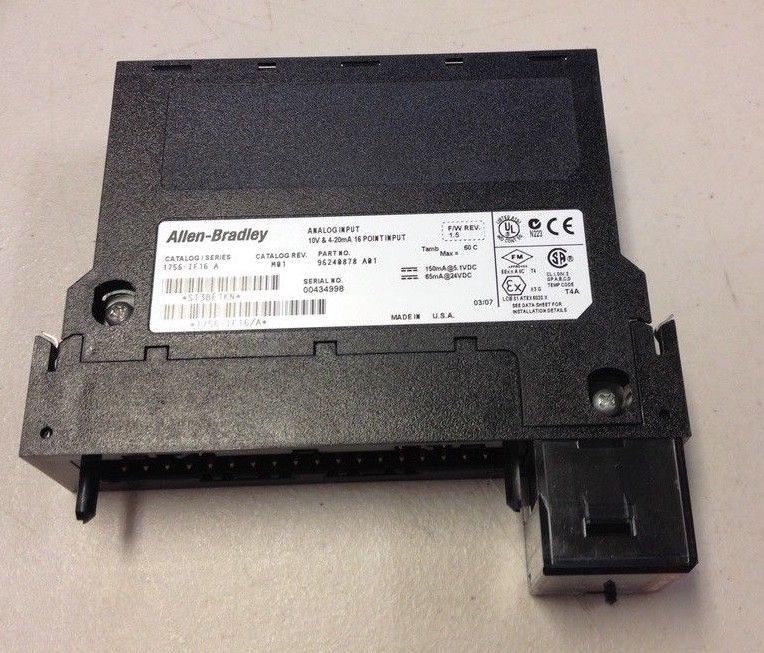 NEW Allen-Bradley Controllogix Analog Input Module 1756-IF16 Ser A