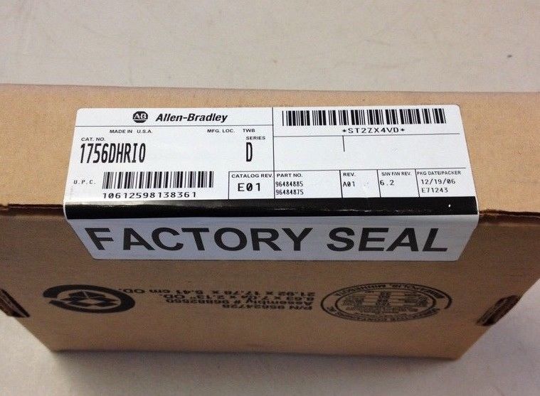 Allen-Bradley Controllogix Communication Module 1756-DHRIO Ser D Factory Sealed