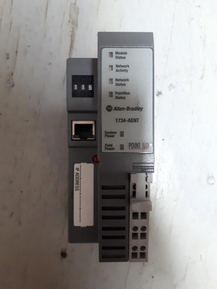 Allen-Bradley 1734-AENT Ser A Ethernet IP Adapter Module  1734-RTB (15786)