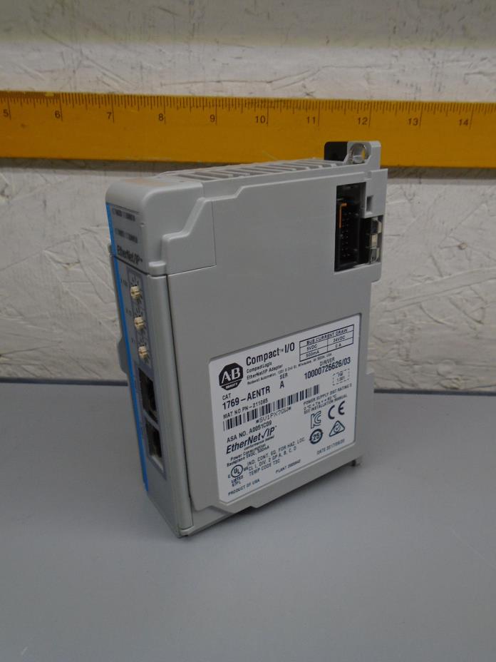 1769-AENTR Allen Bradley Compactlogix Ethernet Adapter 1769-AENTR  163C