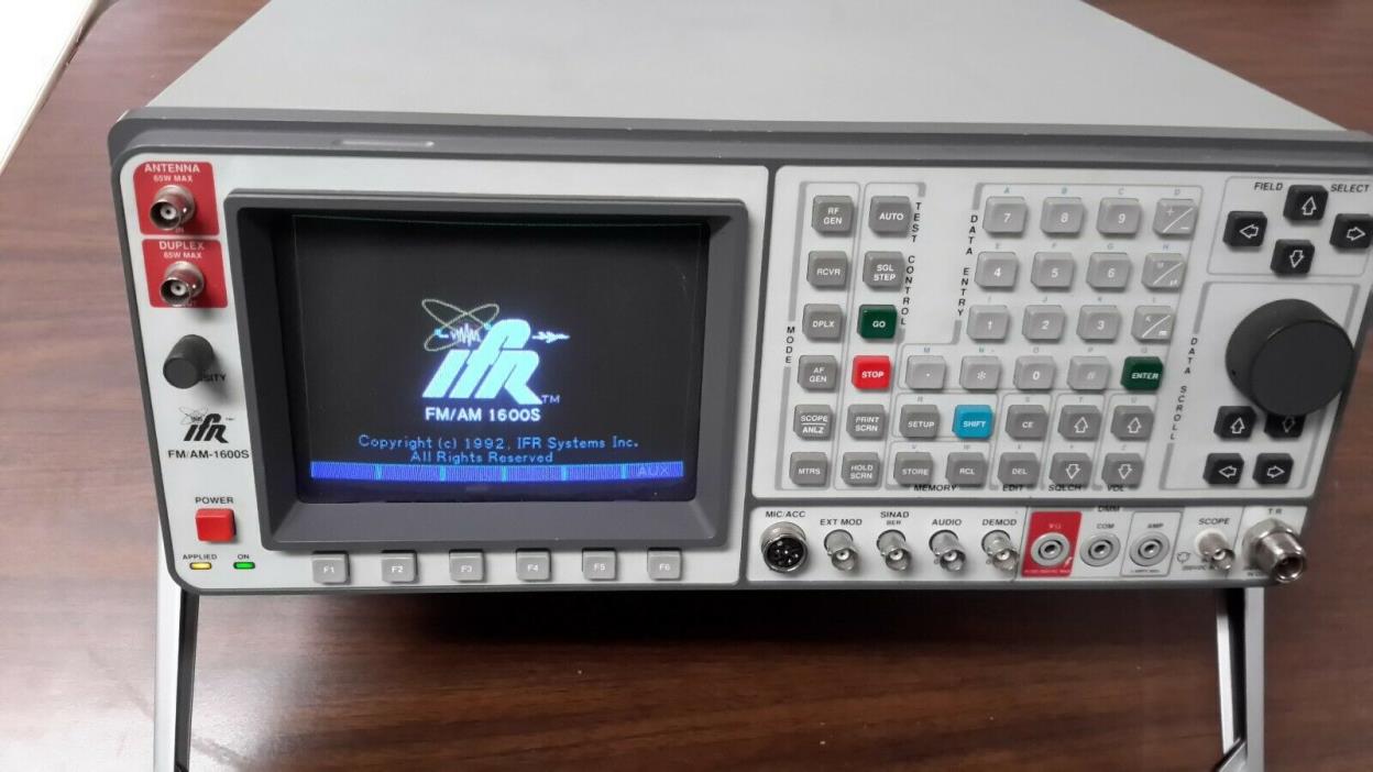 IFR Aeroflex 1600S Service Monitor, Tracking Generator, Spectrum Analyzer