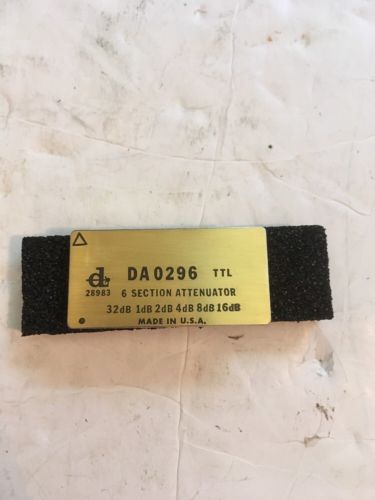 DAICO 6 Section Attenuator DA0296 32dB 1dB 2dB 4dB 8dB 16dB (D41cell)