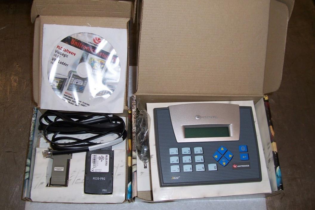 PLC Unitronics Jazz Micro-OPLCJZ10-11R10 Plus Unitronics Programming Kit JZ-PRG