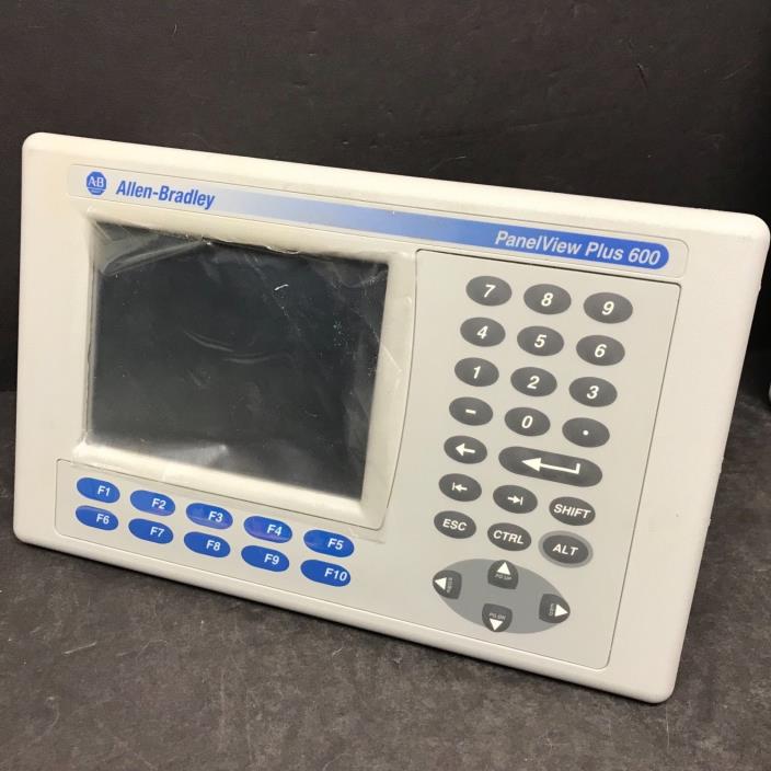 Allen Bradley 2711P-B6C20D Ser B PanelView Plus 600 Keypad Color Touchscreen HMI