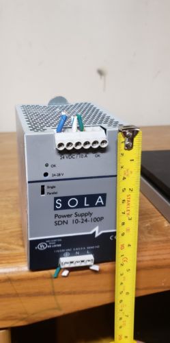 Sola 24V 10A Din Rail Automation Power Supply SDN 10-24-100P