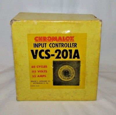 Chromalox Input Controller VCS-201A 60 Cycles 115 Volts 22 Amps with Box