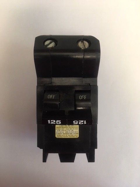 Federal Pacific 125A Main Breaker for Stab-Lok Panel