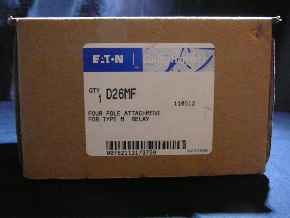EATON D26MF FOUR POLE ATTACHMENT FOR M TYPE RELAY