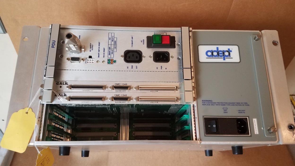 Adept XY Controller MV-10A with PDU and (2) Galil 1348