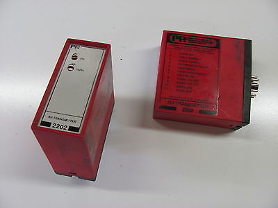 PR electronics R/I transmitters, 2202, used, for use with RTD temp sensors