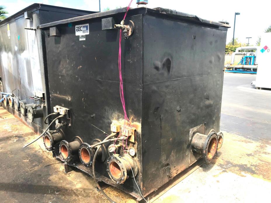 AEC steel rectangular chiller cooling tower water chambered insulated C1600 tank