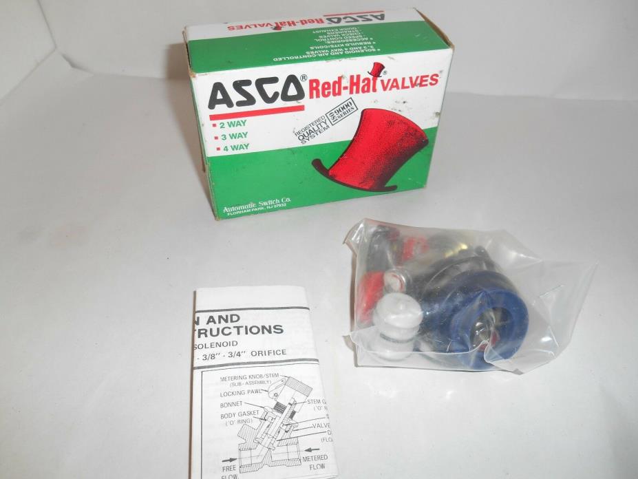 ASCO  302712 Red Hat Valve Repair Kit Solenoid & Air Controlled 2,3, and 4 WAY