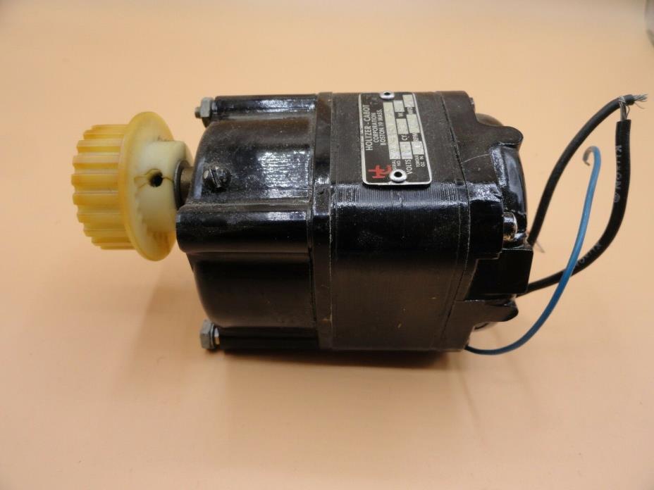 Holtzer-Cabot Early Electric AC Motor 115 VAC, 60 RPM