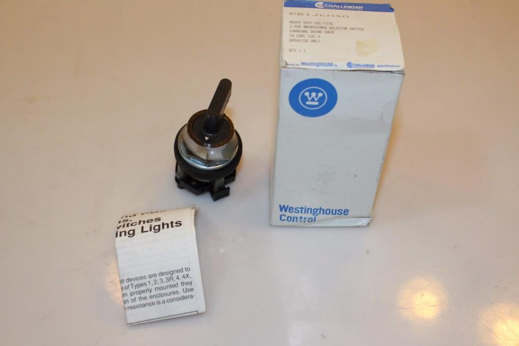 New Westinghouse Heavy Duty Oil-Tite Pushbutton, PB1JEH4A