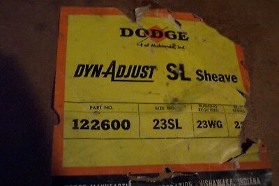 DODGE 23SL DYN-ADJUST SL SHEAVE Variable Speed Pulley  