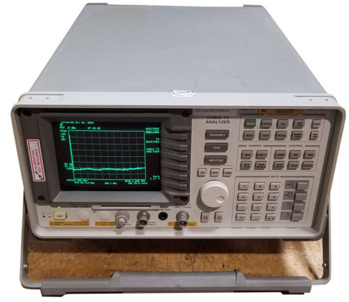 HP 8591C 1 MHz to 1.8 GHz  Cable TV Analyzer-Opt 130 Sold As-is.