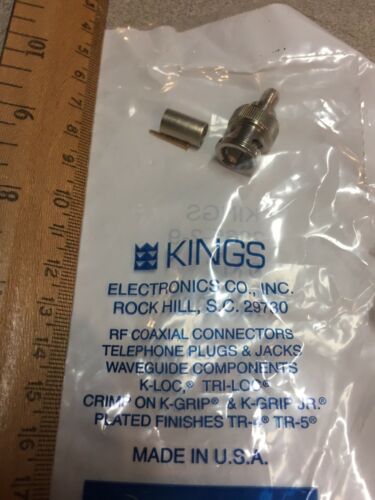 20 pcs KINGS 2065-2-9 75 Ohm High Bandwidth BNC Connector Winchester Electronics