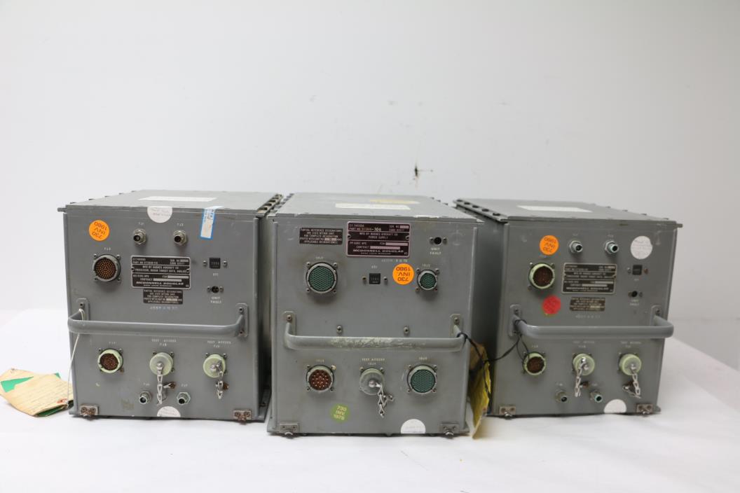McDonnell Douglas Hughes Aircraft PP-6682/APG Power Supply w/(2) MX-9100 /APG
