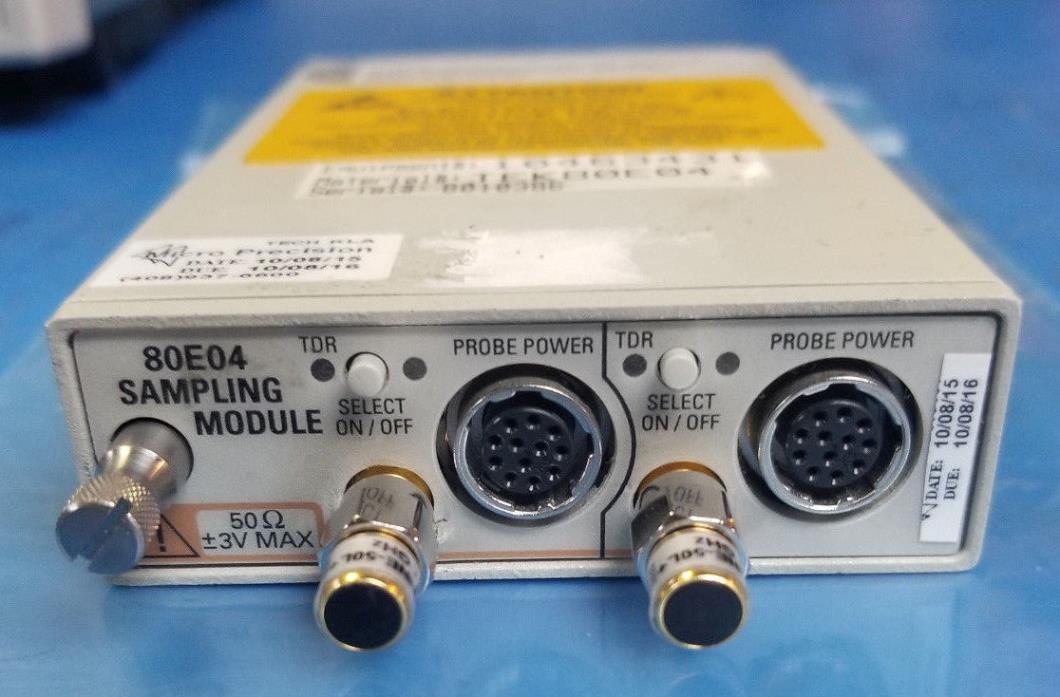 Tektronix 80E04 TDR Electrical Sampling Module 2 Channel 20GHz - CSA8000 TDS8000