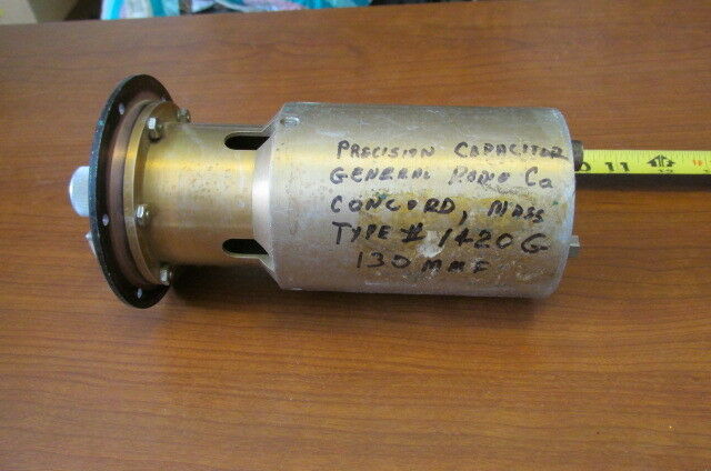 General Radio Co.  Precision Capacitor TYPE 1420G 130 MMF 89-753297-1 0-250
