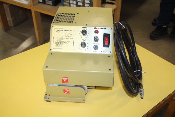 Raychem model AM 2001 serial 016 120 volts 10 amps 60 hz heat shrink equipment