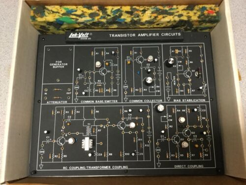 Lab-Volt Transistor Amplifier Circuits Module Board Course Model # 91006-20
