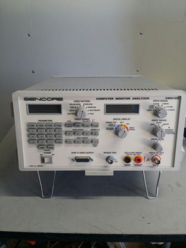 Sencore Computer Monitor Analyzer Cm2125