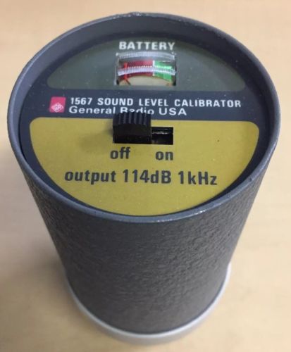 General Radio 1567 Sound Level Calibrator USA