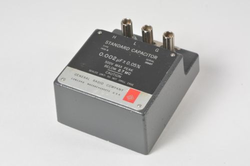 General Radio 1409-G Standard Capacitor 0.002 +- 0.05%