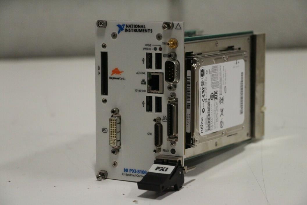 National Instruments,NI PXI-8106, 2.16 GHz Dual-Core PXI Embedded Controller