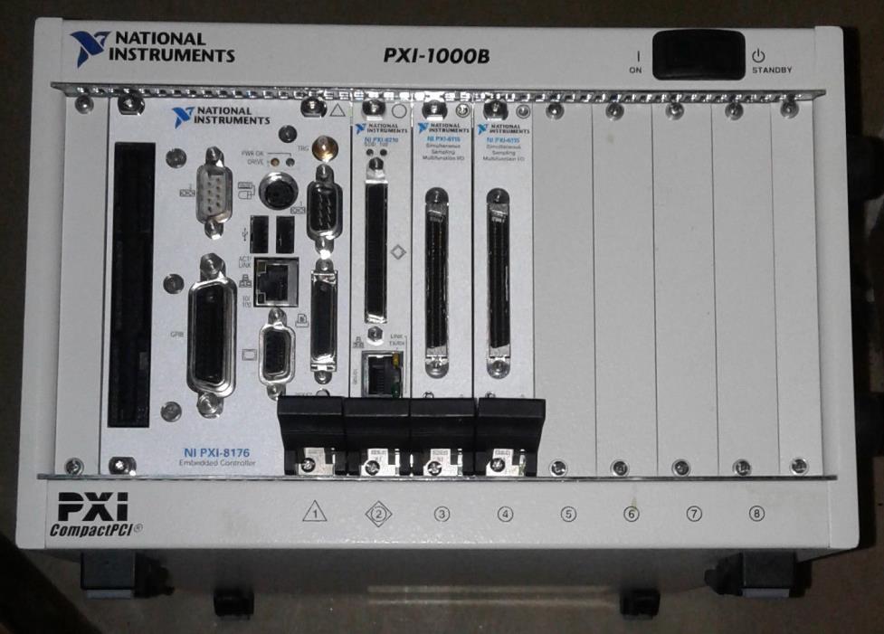 National Instruments PXI-1000B with embedded 8176, includes 8210, 6115 x2!