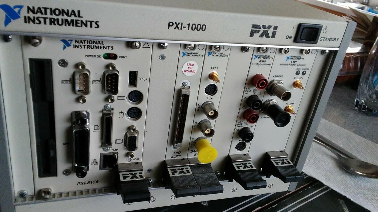 PXI 1000 with cards, National Instruments