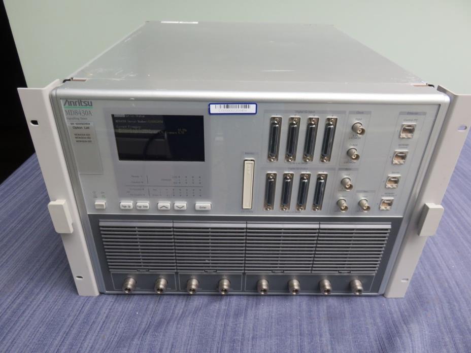 ANRITSU MD8430A SIGNALLING TESTER OPTION 020 060 080