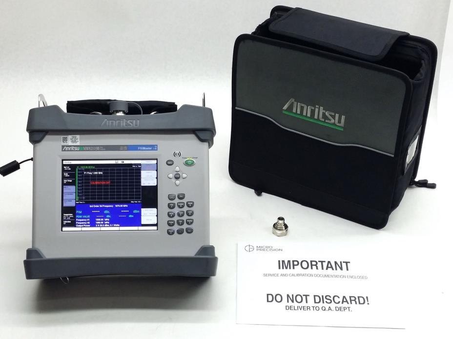 ANRITSU MW82119B PCS/AWS 1900/2100MHz GPS PIM ANALYZER CALIBRATED +OPT 31/194